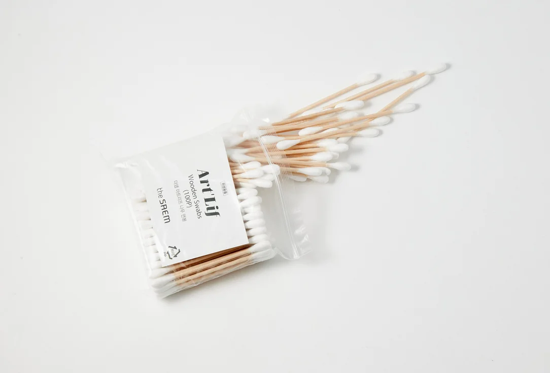 Палочки ватные THE Saem Art'Lif Wooden Swabs