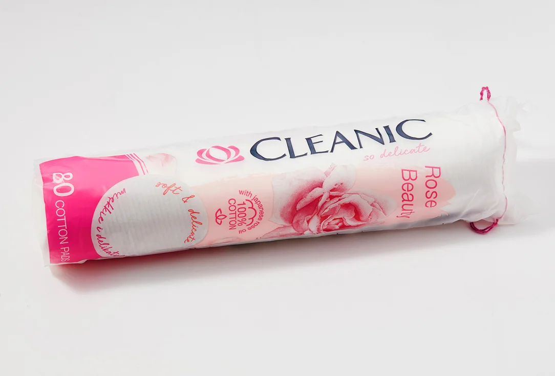 Ватные диски Cleanic Rose Beauty