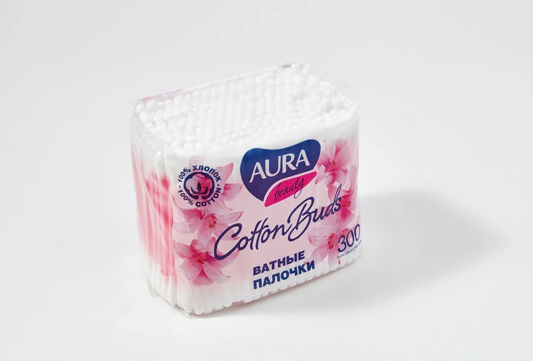 Ватные палочки Aura pure cotton