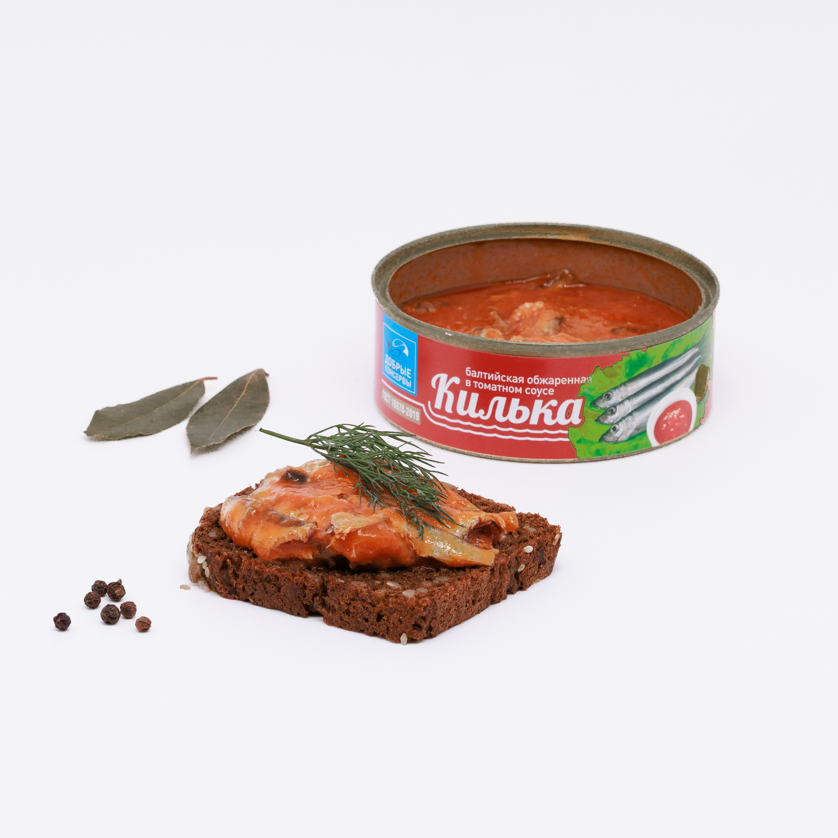 Килька балтийская в томатном соусе ГОСТ 240г