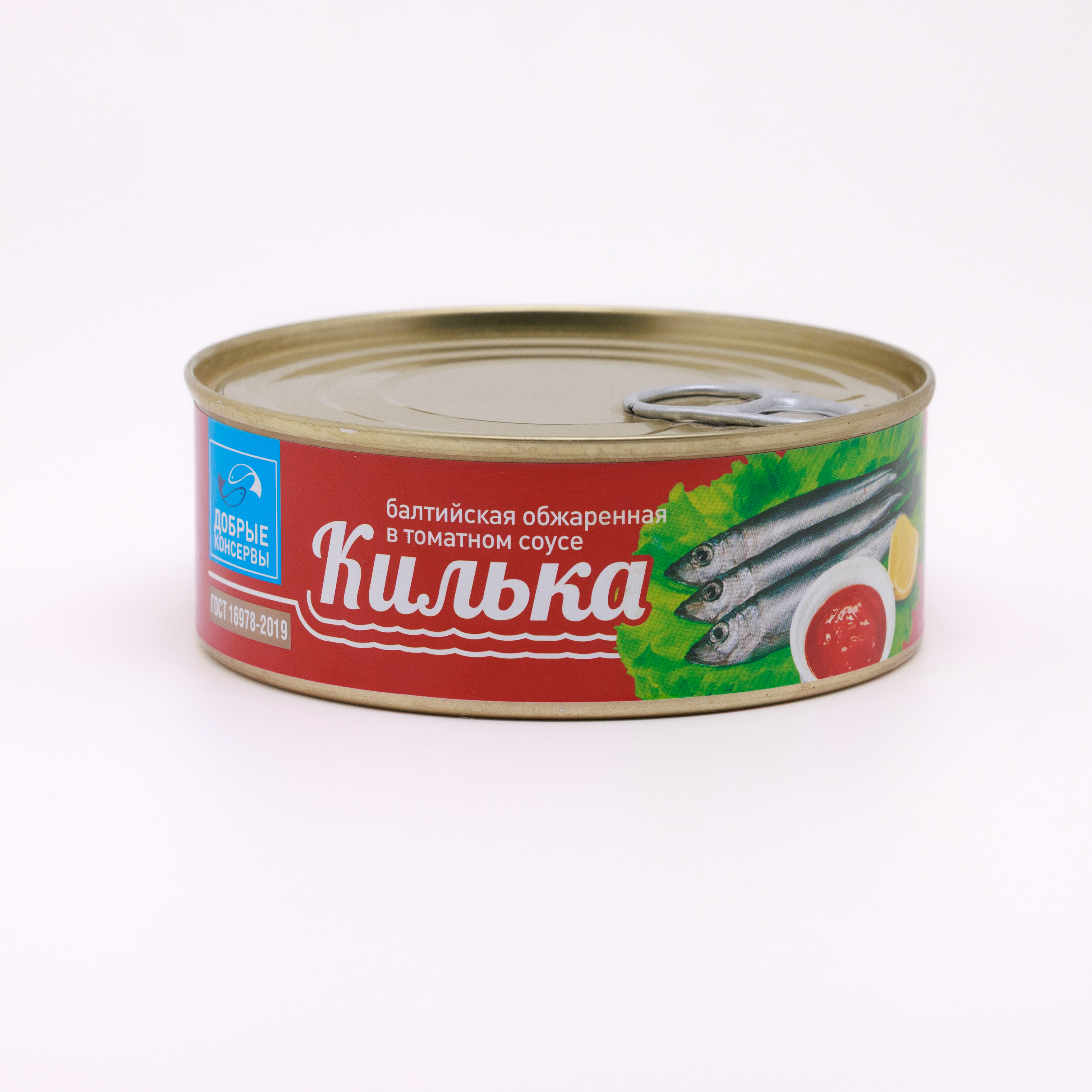 Килька балтийская в томатном соусе ГОСТ 240г