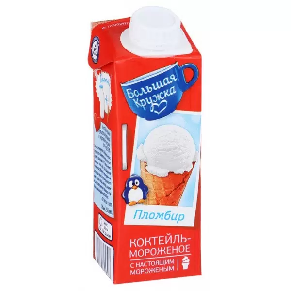 Коктейль Большая Кружка мороженое 3% 200 мл