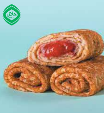 Блины "Сытый Папа" с клубникой "ЛИНА"