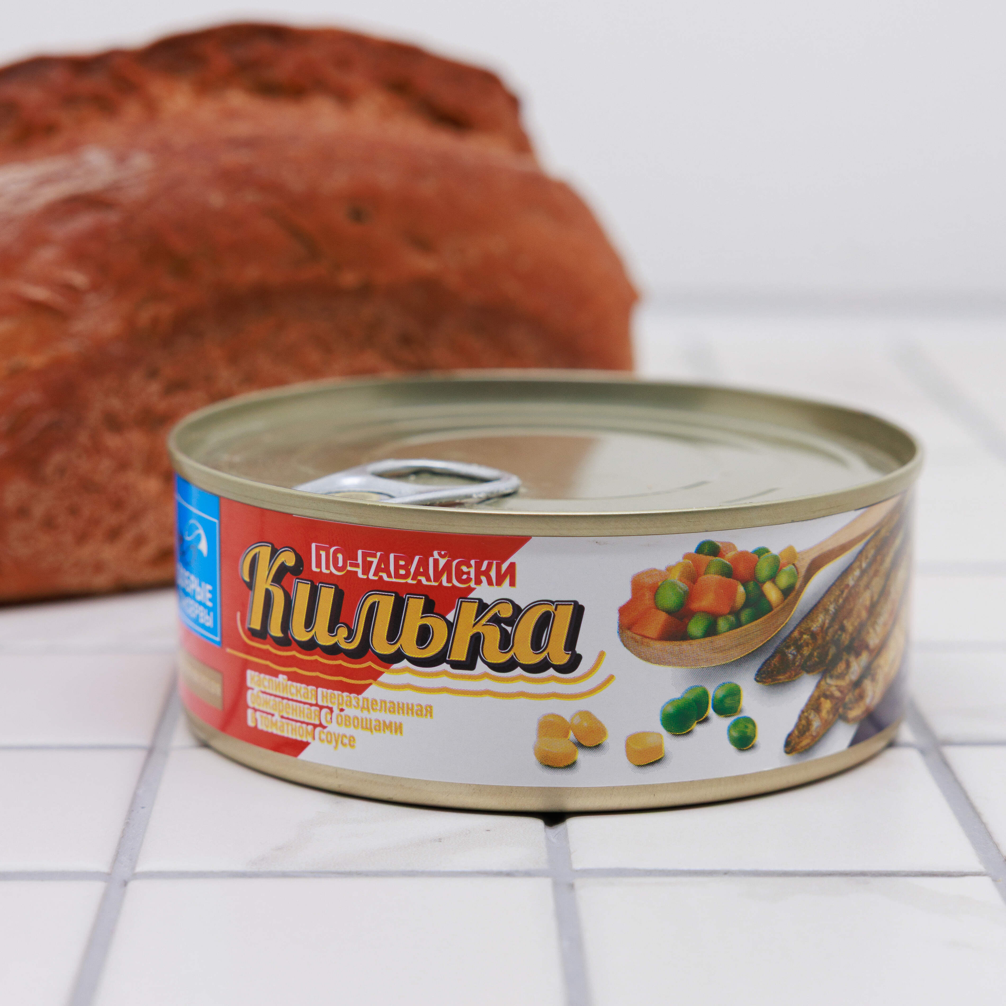 Килька по-гавайски с овощами в томатном соусе 240г