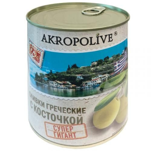 ОЛИВКИ АКРОПОЛИВ ГРЕЧ С\К Ж\Б 850 ГР *6