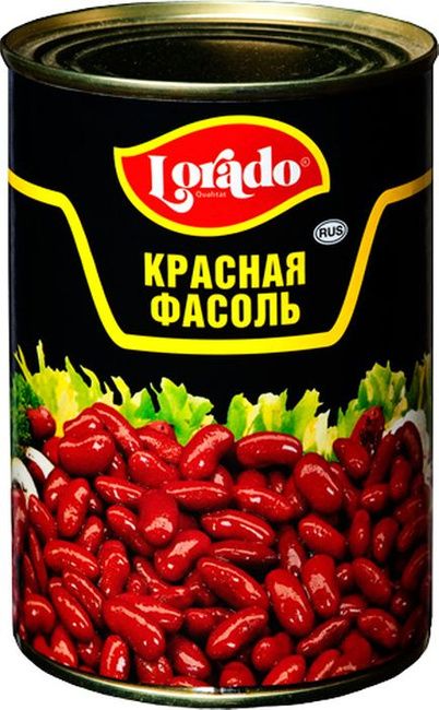 ФАСОЛЬ ЛОРАДО КРАСНАЯ Ж\Б 425 МЛ *12