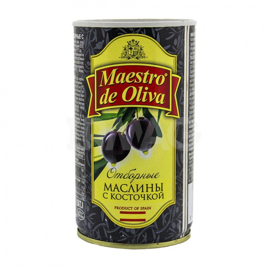 МАСЛИНЫ МАЭСТРО ОТБОРНЫЕ С\К Ж\Б 360 ГР *12