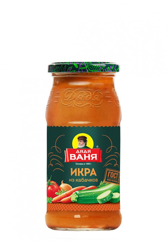 ИКРА КАБАЧКОВАЯ ДЯДЯ ВАНЯ ОБЖАР С\Б 460 ГР *8