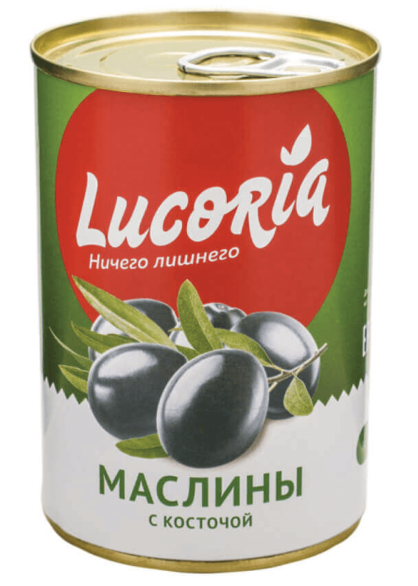 МАСЛИНЫ ЛУКОРИЯ С\К Ж\Б 300 МЛ *12