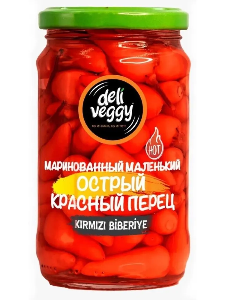 ХАЛАПЕНЬО ДЕЛИ ВЕГГИ ОСТРЫЙ КРАСНЫЙ С\Б 295 ГР *12
