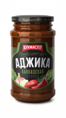 АДЖИКА КУХМАСТЕР КАВКАЗСКАЯ ПРЯН 190 ГР *12