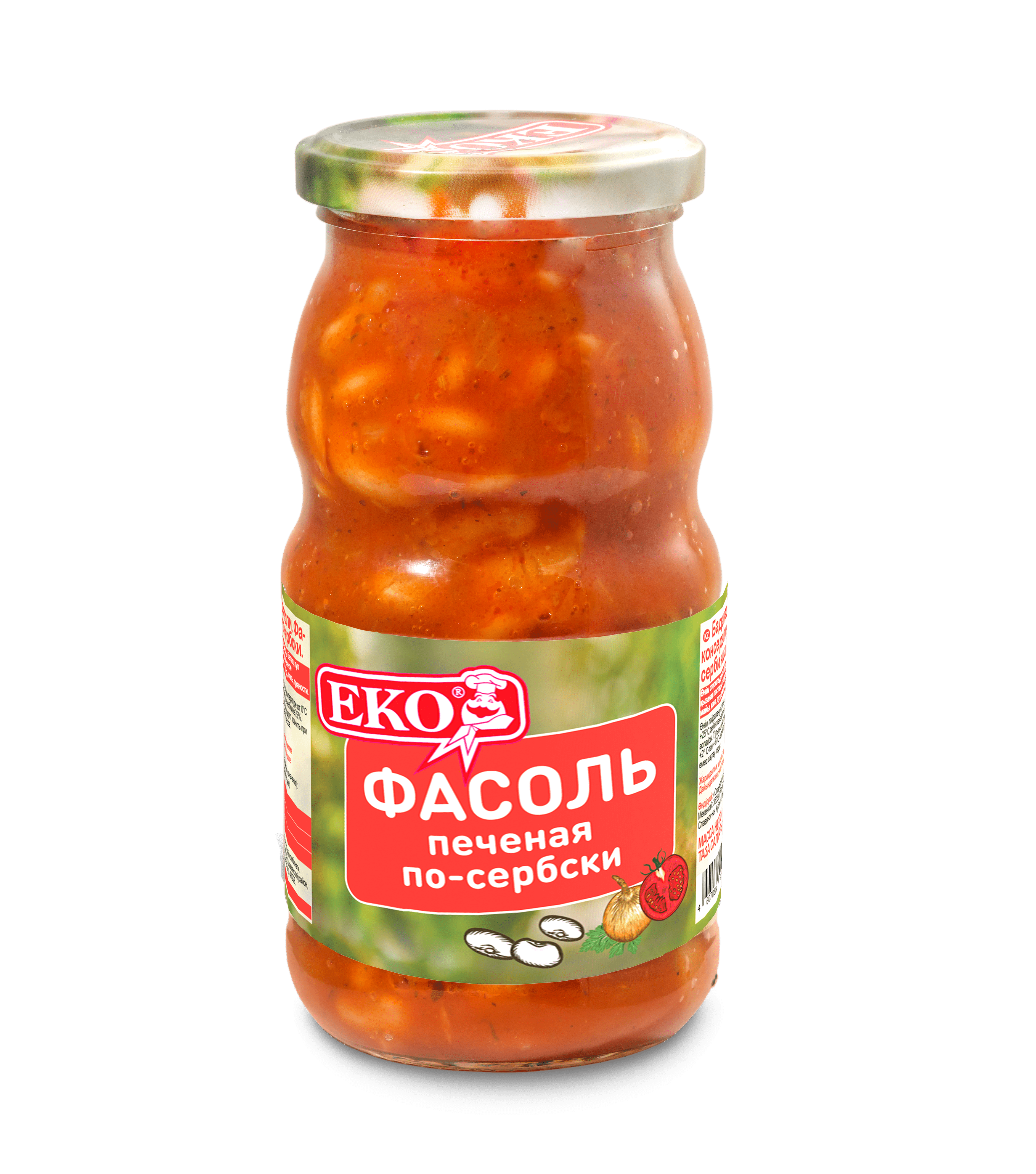 ФАСОЛЬ ЕКО ПО СЕРБСКИ С\Б 510 ГР *12