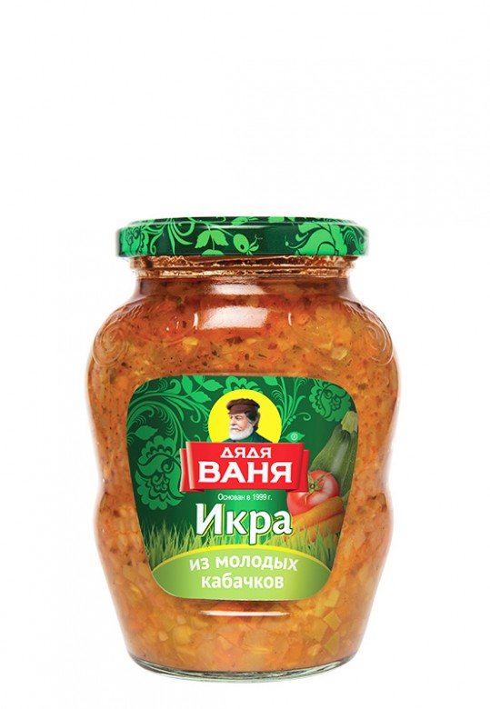 ИКРА КАБАЧКОВАЯ ДЯДЯ ВАНЯ МОЛОД С\Б 350 ГР *12