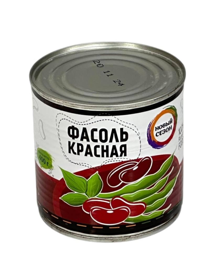 ФАСОЛЬ НОВЫЙ СЕЗОН КРАСНАЯ Ж\Б 400 ГР *12