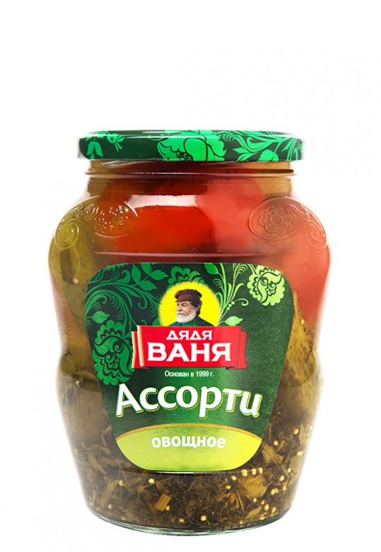 АССОРТИ ДЯДЯ ВАНЯ ОВОЩНОЕ МАРИН С\Б 680 ГР *8