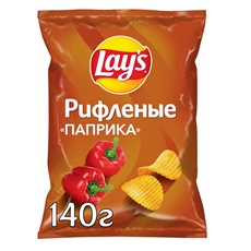 ЧИПСЫ ЛЕЙС РИФ ПАПРИКА М\У 140 ГР *19