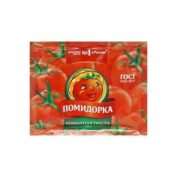 ТОМАТНАЯ ПАСТА ПОМИДОРКА М\У 30 ГР *30