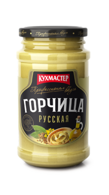 ГОРЧИЦА КУХМАСТЕР РУССКАЯ СТОЛОВАЯ С\Б 210 ГР *12