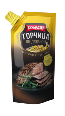 ГОРЧИЦА КУХМАСТЕР ПО ДИЖОНСКИ М\У 140 ГР *24