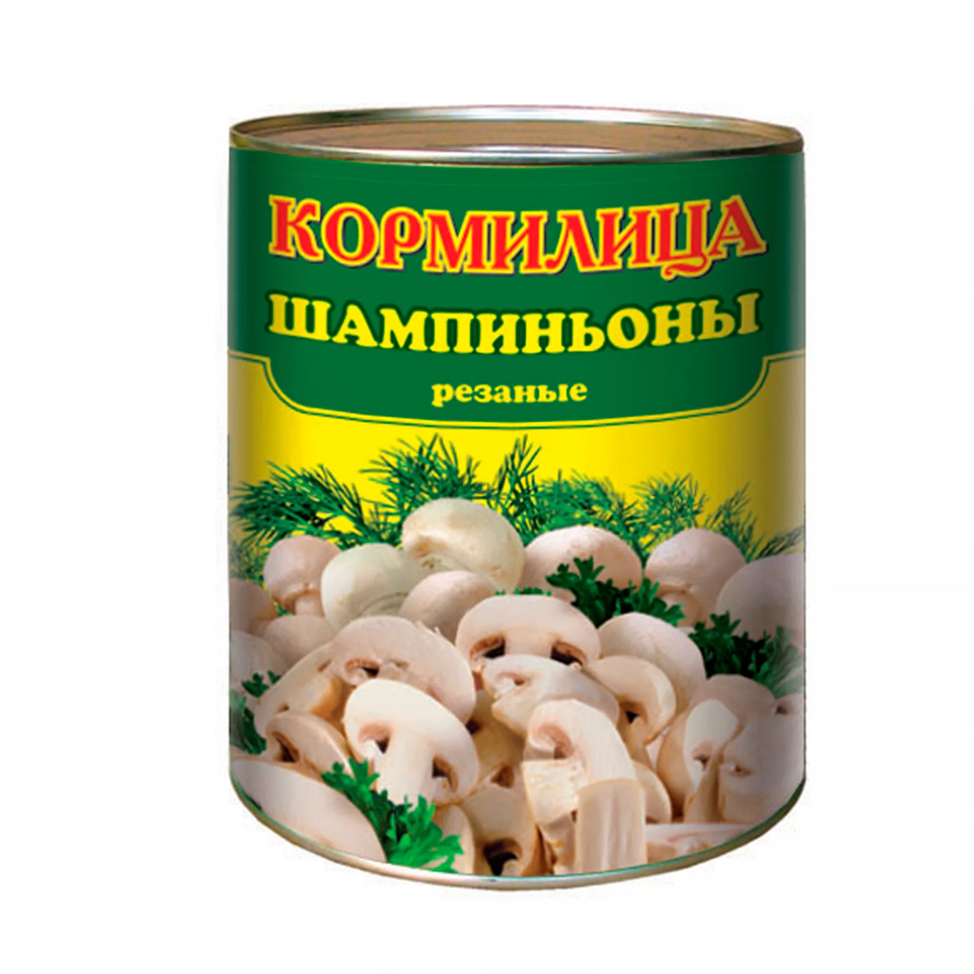 ШАМПИНЬОНЫ КОРМИЛИЦА РЕЗАНЫЕ Ж\Б 3100 МЛ *6