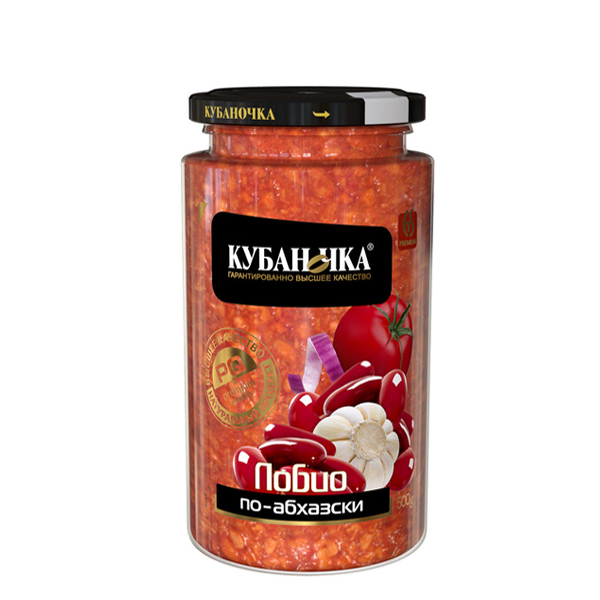 ЛОБИО КУБАНОЧКА ПО АБХАЗСКИ С\Б 500 ГР *12