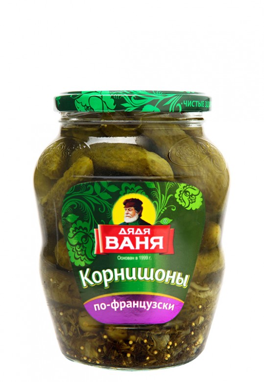 КОРНИШОНЫ ДЯДЯ ВАНЯ ФРАНЦ С\Б 680 ГР *8
