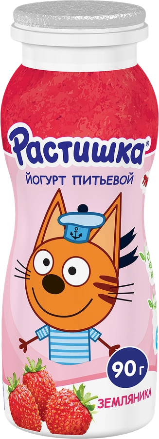 РАСТИШКА ЙОГУРТ ЗЕМЛЯНИКА БУТ 90 ГР *24