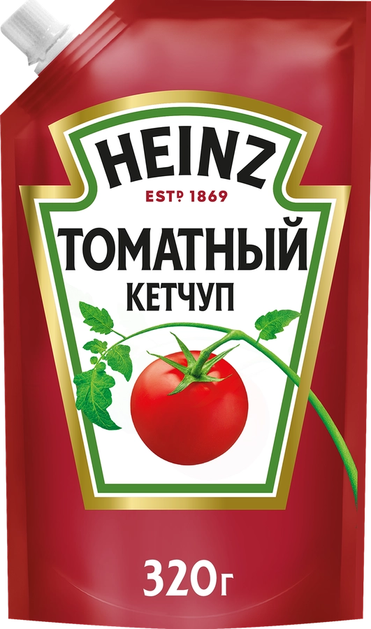 КЕТЧУП ХАЙНЦ ТОМАТНЫЙ Д\П 320 ГР *16