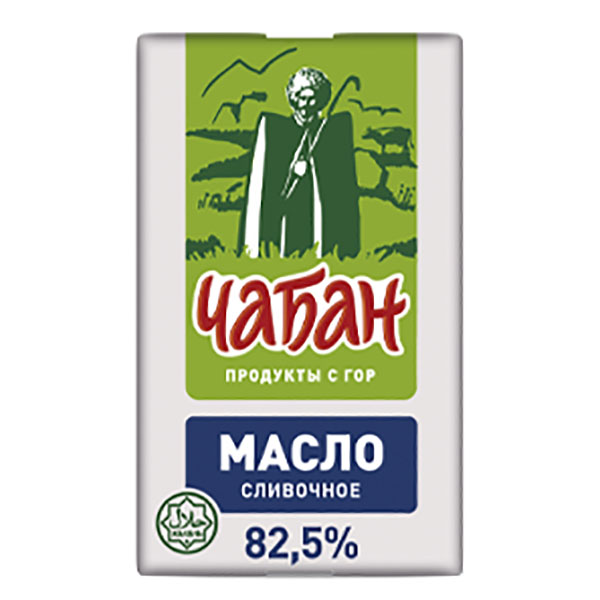 МАСЛО СЛИВ ЧАБАН 82,5% 380 ГР *8