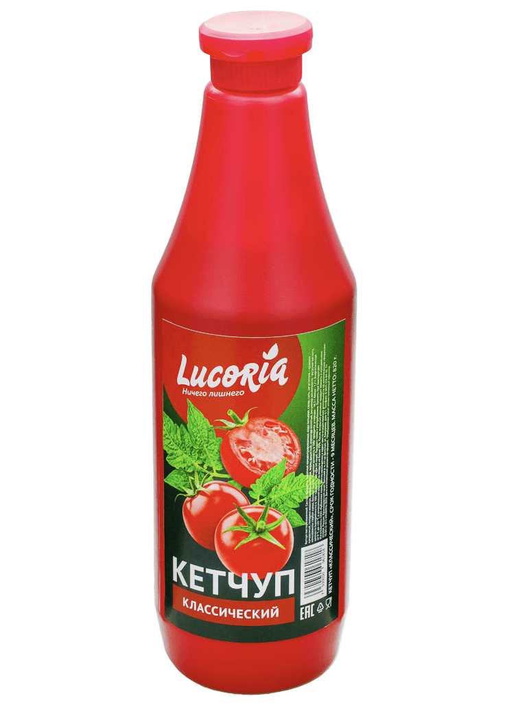 КЕТЧУП ЛУКОРИЯ КЛАССИК ПЭТ 820 ГР *8