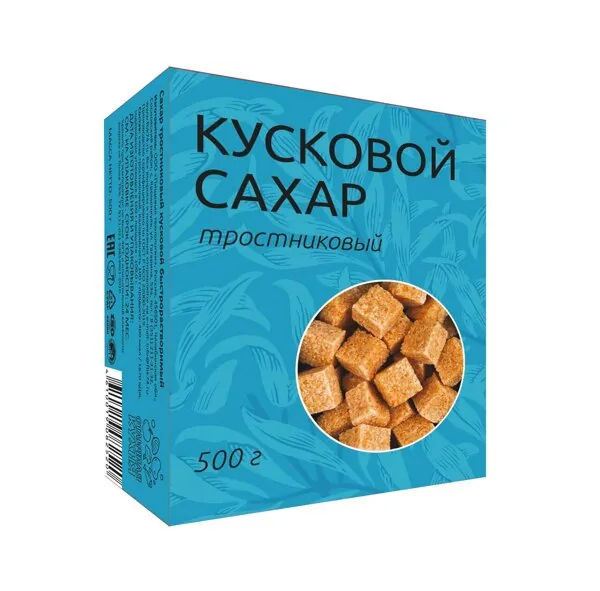 Сахар-рафинад Тростниковый "Отличная кухня", 450г