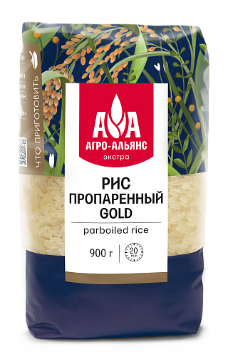РИС АГРО АЛЬЯНС ГОЛД ПРОПАР М\У 900 ГР *12
