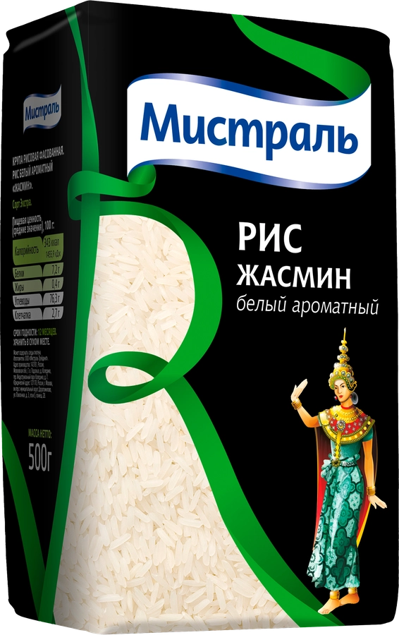 РИС МИСТРАЛЬ ЖАСМИН М\У 500 ГР *12