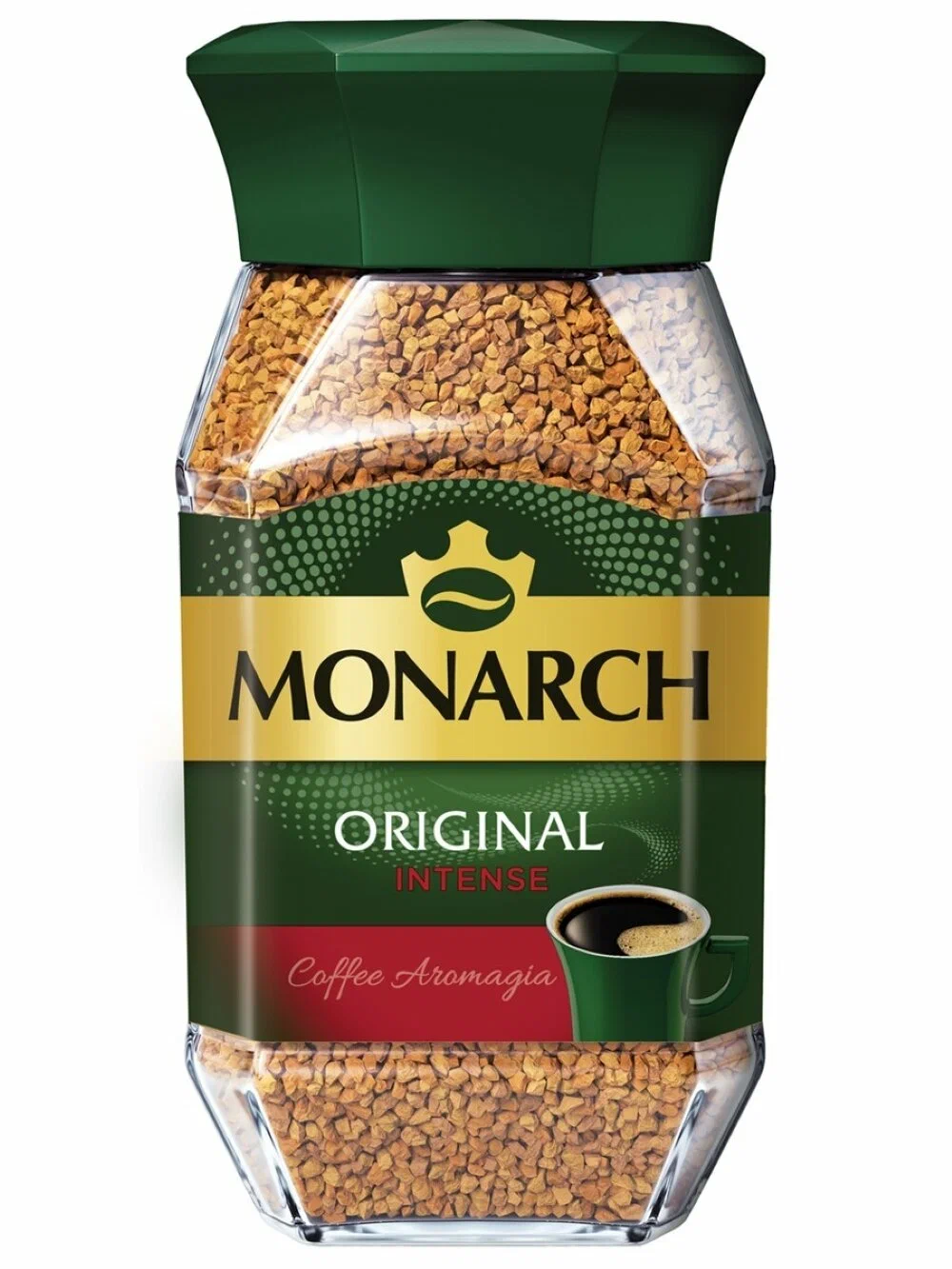 КОФЕ МОНАРХ ОРИГИНАЛ ИНТЕНС С\Б 190 ГР *6