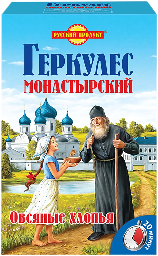 ХЛОПЬЯ ГЕРКУЛЕС МОНАСТЫРСКИЙ КОР 500 ГР *12