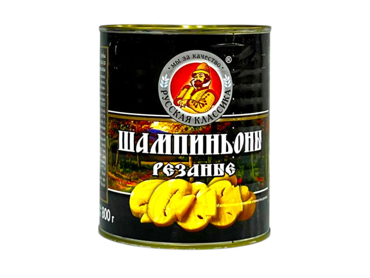 ШАМПИНЬОНЫ РУСС КЛАССИК РЕЗАНЫЕ Ж\Б 850 МЛ *12