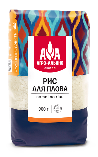 РИС АГРО АЛЬЯНС ДЛЯ ПЛОВА М\У 900 ГР *12