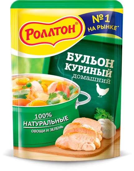 РОЛЛТОН КУРИНЫЙ БУЛЬОН М\У 90 ГР *24