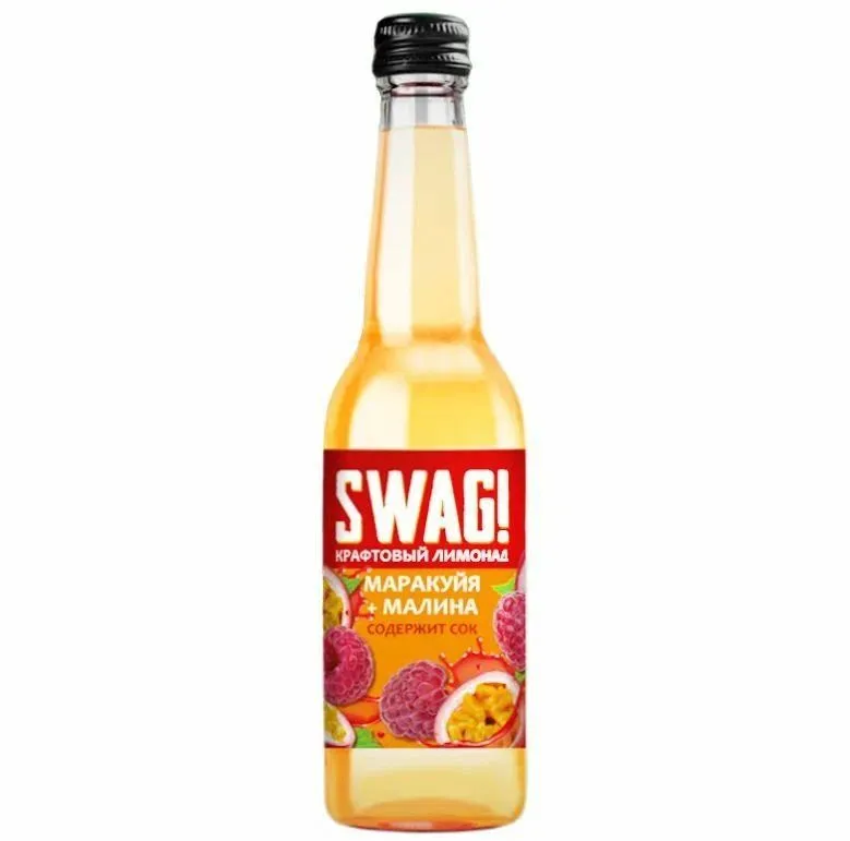 ГАЗ НАП SWAG МАРАКУЙЯ МАЛИНА С\Б 0,33 Л *12
