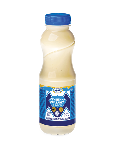 СГУЩ МОЛ СЛАВЯНКА 8,5% ПЭТ 350 ГР *12