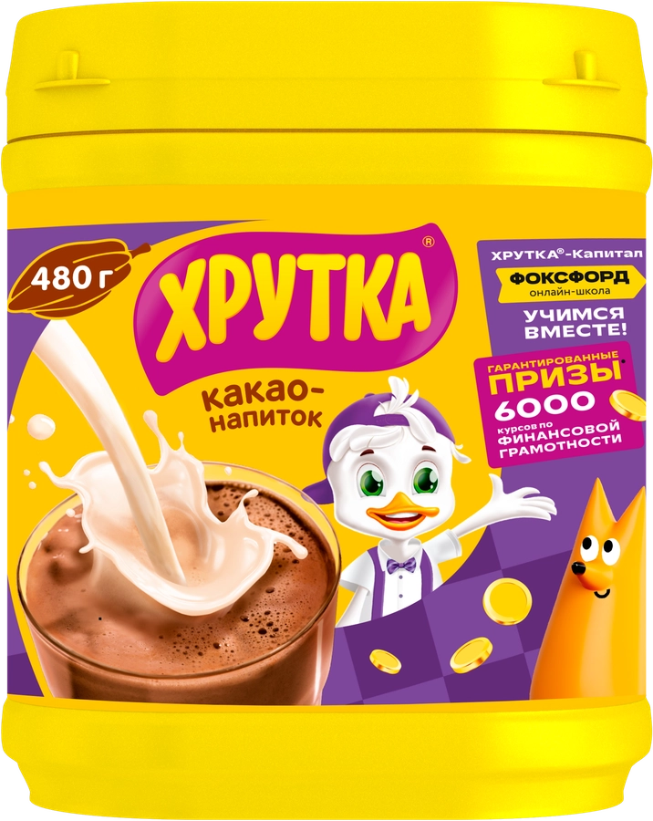 КАКАО ХРУТКА ПЭТ 480 ГР *12