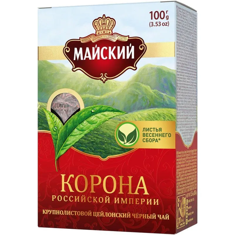 ЧАЙ МАЙСКИЙ КОРОНА ЦЕЙЛОН 100 ГР *16