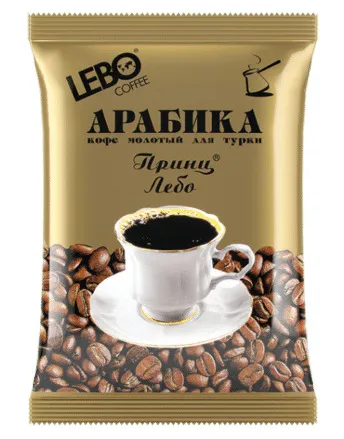 КОФЕ ЛЕБО АРАБИКА ПРИНЦ М\У 100 ГР *50
