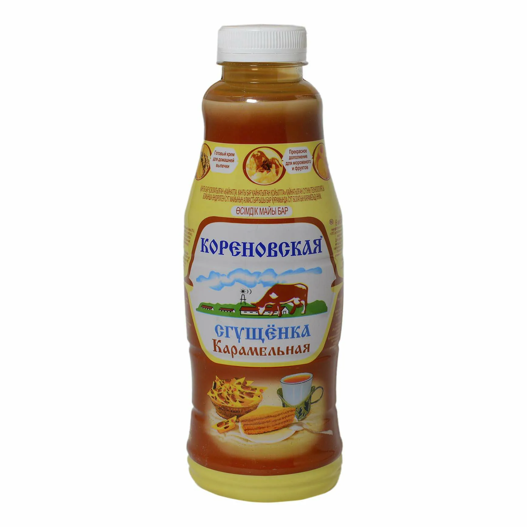 СГУЩ МОЛ КОРЕНОВСКАЯ КАРАМЕЛЬ ПЭТ 1250 ГР *6