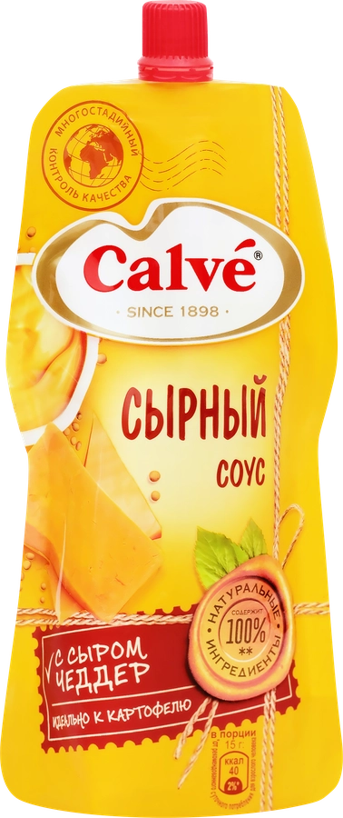 СОУС КАЛЬВЕ СЫРНЫЙ Д\П 230 ГР *28