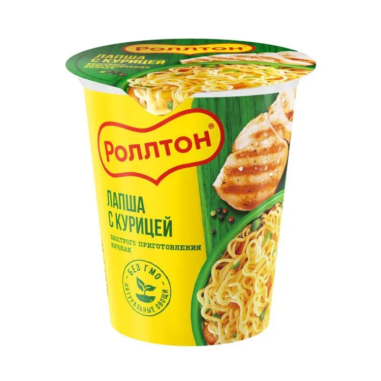 РОЛЛТОН ЛАПША Б\П КУРИЦА СТАК 70 ГР *24