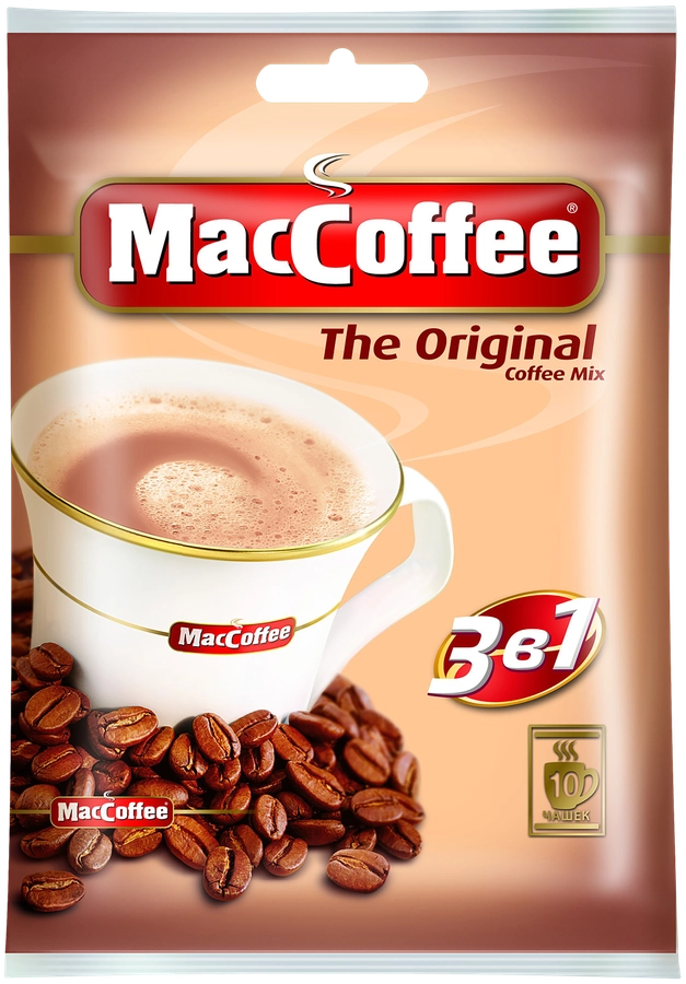 КОФЕ МАККОФЕ 3В1 ОРИГИНАЛ М\У 10 ПАК *20 ГР *50