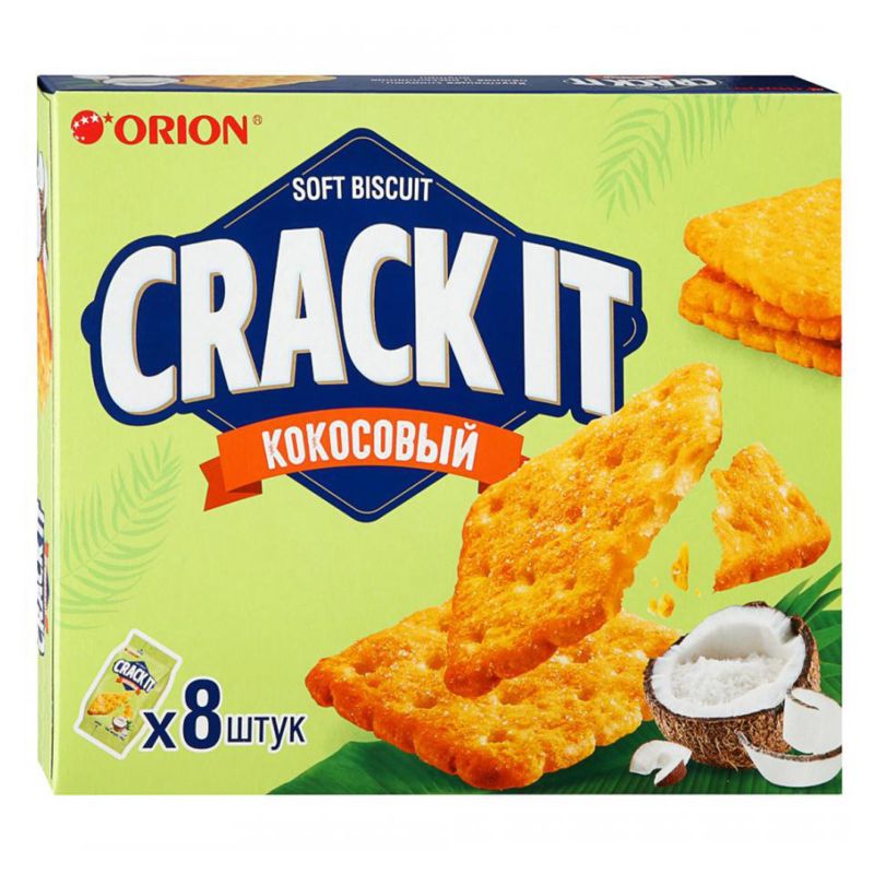 КРЕКЕРЫ КРЕКС ИТ КОКОС КОР 144 ГР *10