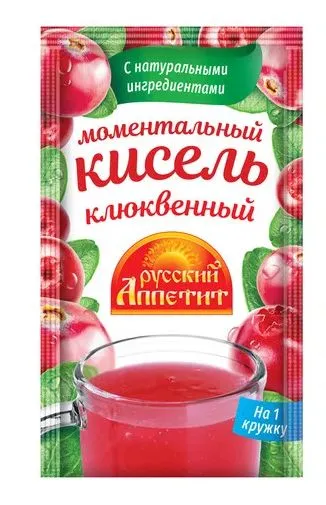 КИСЕЛЬ РУСС АППЕТИТ КЛЮКВА М\У 30 ГР *30 