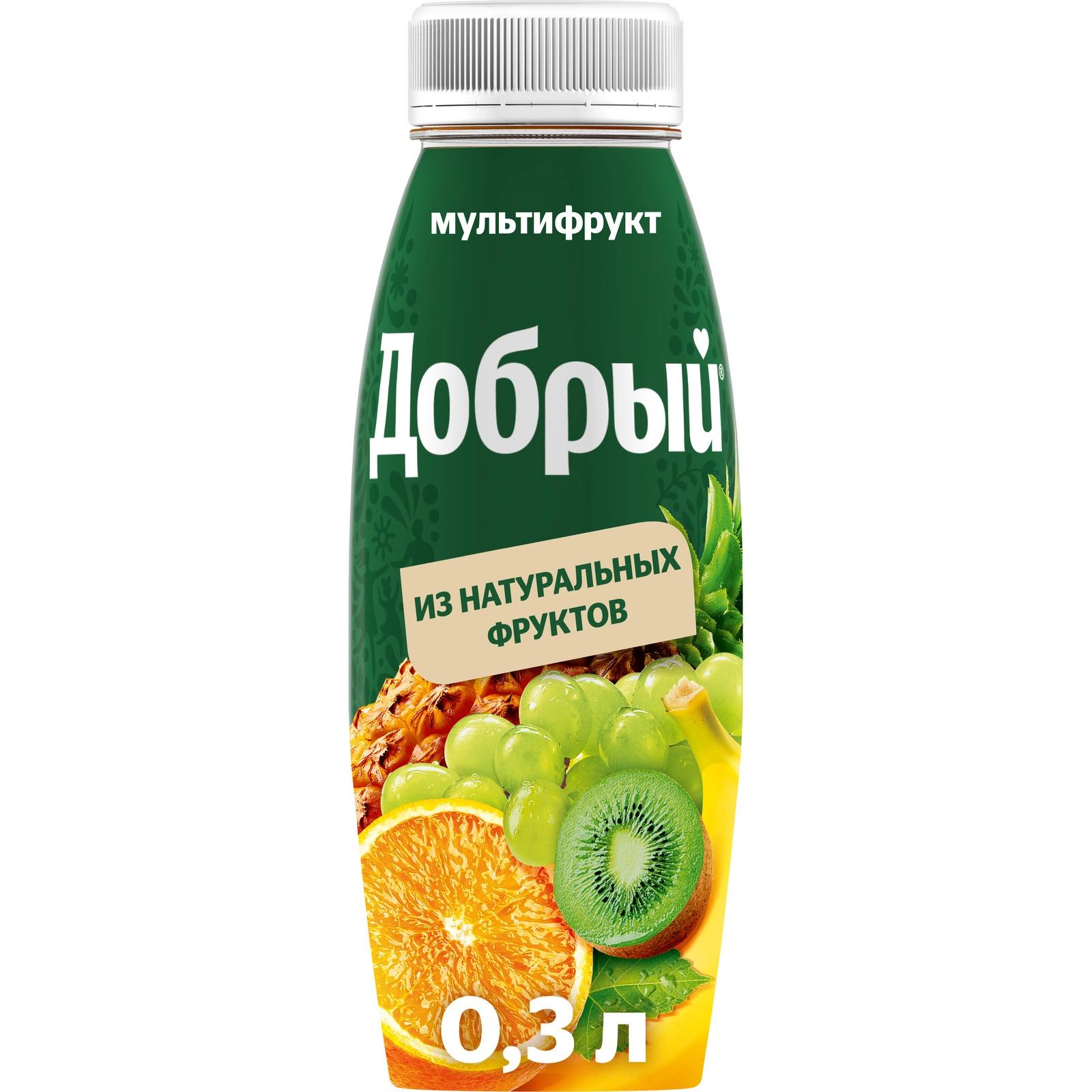СОК ДОБРЫЙ МУЛЬТИФРУК ПЭТ 0,3 Л *12